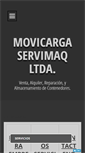 Mobile Screenshot of movicargaservimaq.com