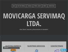 Tablet Screenshot of movicargaservimaq.com